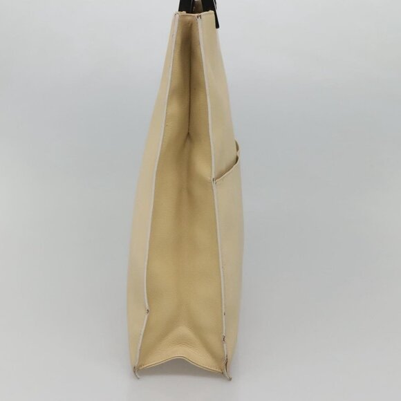 GUCCI Hand Bag Leather Beige Gold Auth BA1025 - Picture 5 of 16